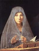 Antonello da Messina Antonello there measuring, madonna Annunziata France oil painting artist
